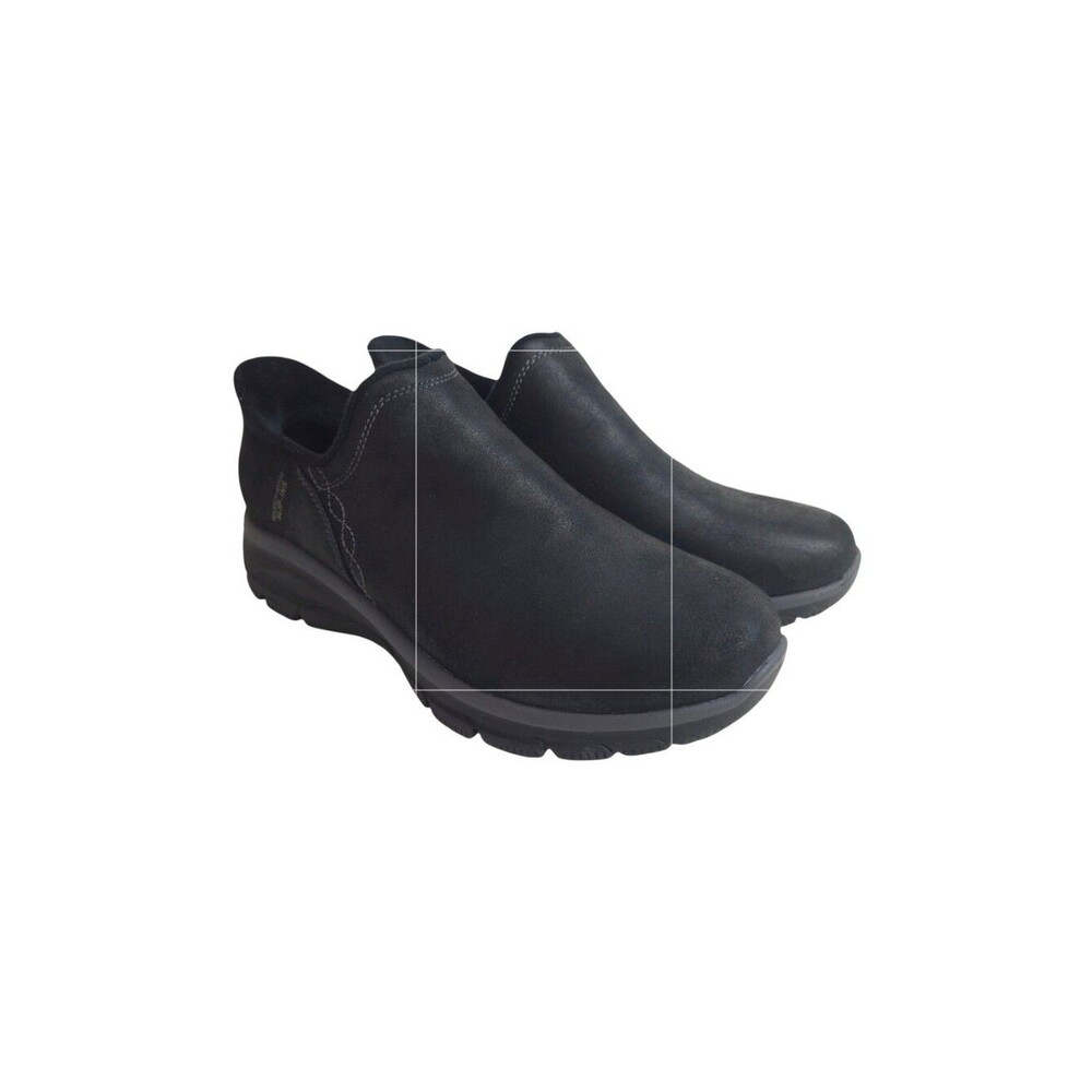 Skechers Hands Free Slip Ins Easy Going Shoes Women Black Comfort Size 9 M